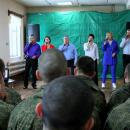 Выездной концерт в воинской части